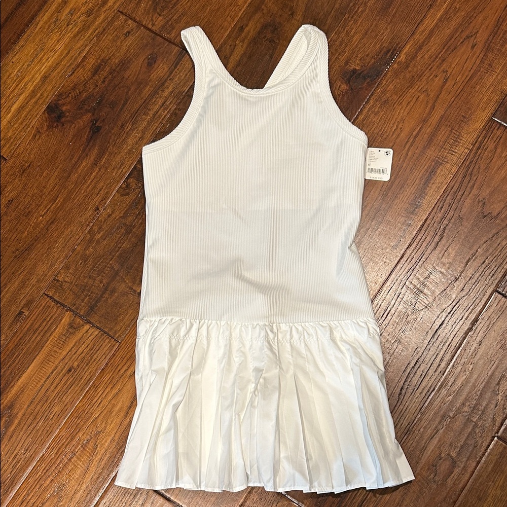 Fp movement white drop waist active dress